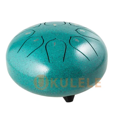 Глюкофон Hluru Huashu THD8-6 Malahite Tongue Drum (8notes 6") Carbon Steel