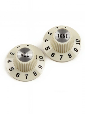 Fender Pure Vintage 1965 Jazzmaster Witch Hat Knob Set