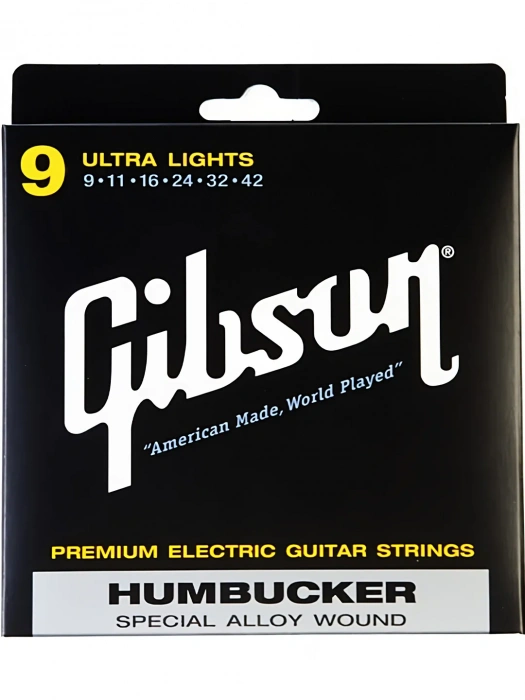 Струни Струни Gibson SEG-SA9 Humbucker Special Alloy .009-.042