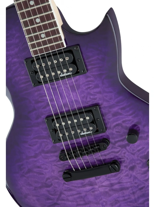 Електрогітара Електрогітара Jackson JS Series Monarkh SC JS22Q Transparent Purple Burst