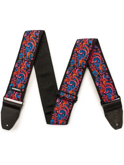 Ремінь для гітари Dunlop Jimi Hendrix Blacklight Love Drops Pink Strap