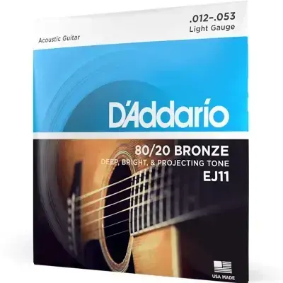 Струни D'Addario EJ11 80/20 Bronze Regular Light 12-53