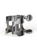 Лігатура D'Addario HAS1S H-Ligature & Cap for Alto Saxophone Silver-Plated