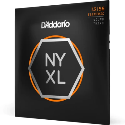 Струни D'Addario NYXL1356W NYXL Electric Medium Wound 3rd 13-56
