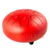Глюкофон Hluru Huashu THD8-6 Red Tongue Drum (8notes 6") Carbon Steel
