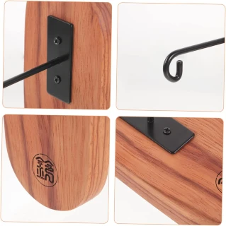 Hluru Wind Chime Wall hook Red Rosewood
