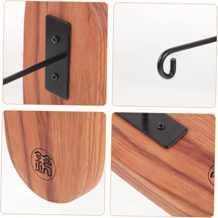 Hluru Wind Chime Wall hook Red Rosewood