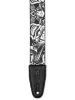 Ремінь для гітари Levy’s MP2TAT-001 Tattoo Series (Black & White Clowns)