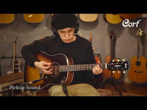 Електро-акустична гітара Електро-акустична гітара Cort Earth 100 SSF (Sunburst)