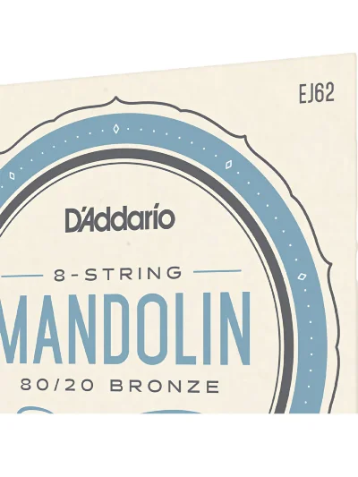 Струни для мандоліни D'Addario EJ62 Mandolin 80/20 Bronze Light (10-34)
