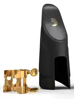 D'Addario HCL1G H-Ligature & Cap for Bb Clarinet Gold-Plated