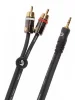 Інсертний кабель D'Addario PW-MP-05 Custom Series Dual RCA to 3.5 Stereo Mini Jack Cable (1.5m)