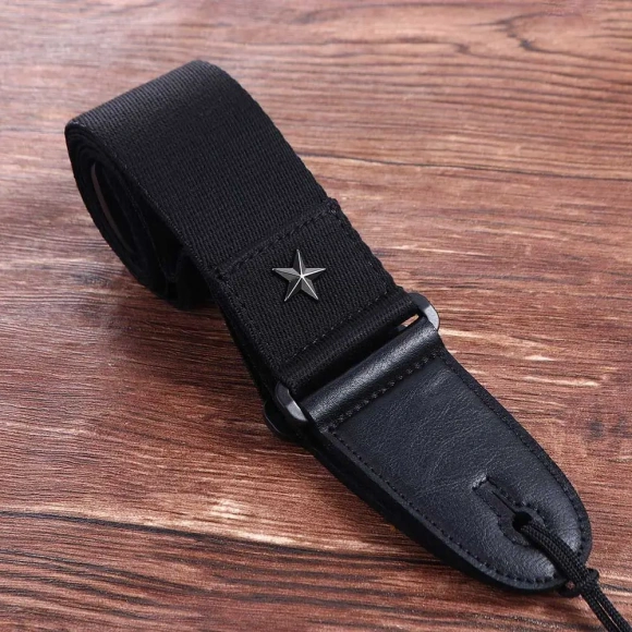 Ремень для гитари Overtone Vintage Star Black Ремень для гитари Overtone Vintage Star Black