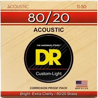 DR HA-11 Hi-Beam Acoustic 80/20 Bronze Custom Light 11-50