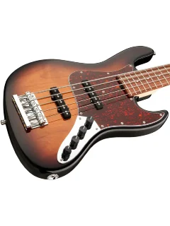 Sadowsky MetroLine 21-Fret Vintage J/J Bass Alder 5-String ('59 Burst Transparent High Polish)