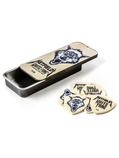 Набір медіаторів Dunlop PH122T1.0 Hetfield's White Fang Custom Flow Pick Tin 1.0mm