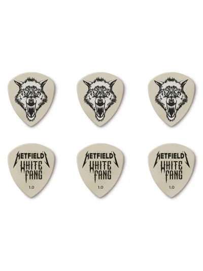 Набір медіаторів Dunlop PH122T1.0 Hetfield's White Fang Custom Flow Pick Tin 1.0mm