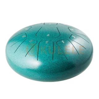 Hluru Huashu THF11-12 Malachite 12" (30см) 11 нот Square Tongue Drum Carbon Steel