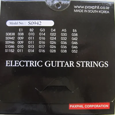 Струни Parksons S0942 Electric 09-42