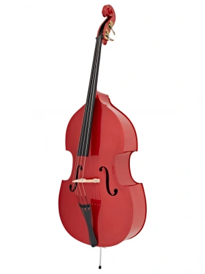 Stentor 1950LCRD Harlequin Rockabilly Double Bass 3/4 (Red)