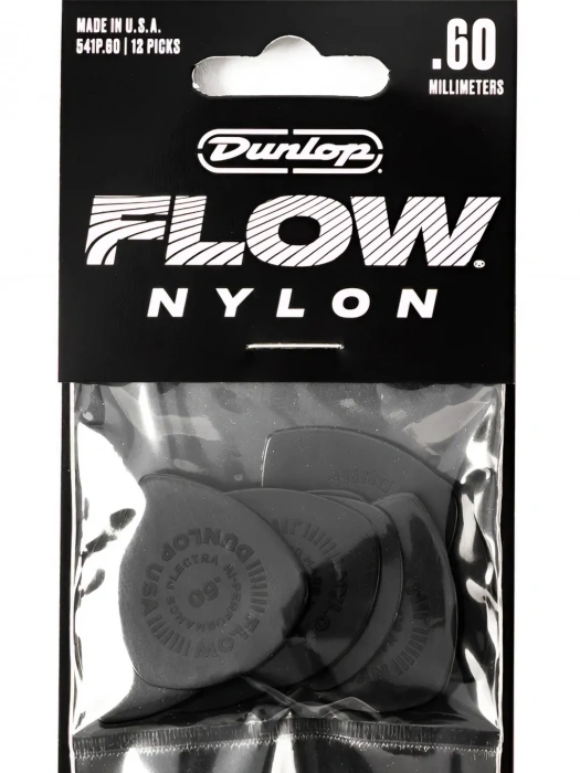Dunlop 541P.60 Flow Nylon Pick .60mm (12 шт.)