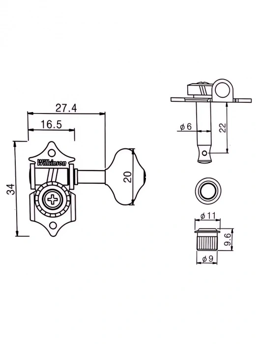 Кілки Кілки Paxphil WJ-28 3+3 GD