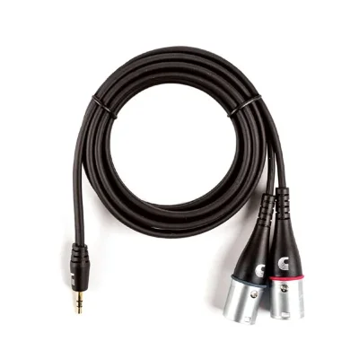 Інсертний кабель DAddario PW-MPXLR-06 Custom Series 1/8" to Dual XLR Audio Cable (1.8m)