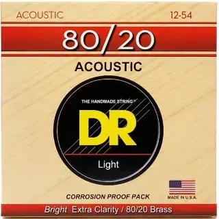 DR HA-12 Hi-Beam Acoustic 80/20 Bronze Light 12-54