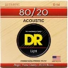 Струни DR HA-12 Hi-Beam Acoustic 80/20 Bronze Light 12-54
