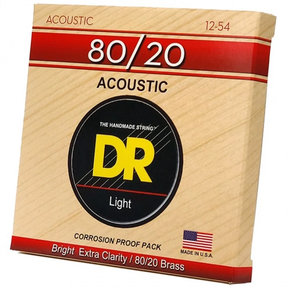 Струны DR HA-12 Hi-Beam Acoustic 80/20 Bronze Light 12-54 Струны DR HA-12 Hi-Beam Acoustic 80/20 Bronze Light 12-54