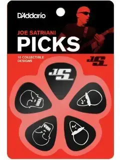 D'Addario PW1CBK4-10JS Joe Satriani Medium (10 шт)