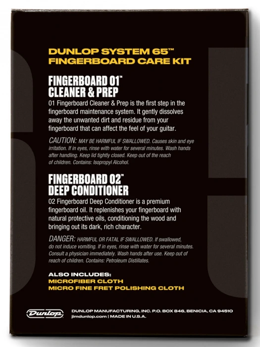 Dunlop 6502 System 65 Guitar Fingerboard Kit