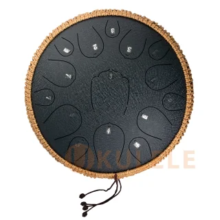 Hluru Huashu THL15-13 Navy Blue Tongue Drum (15notes 13" D major) Carbon Steel