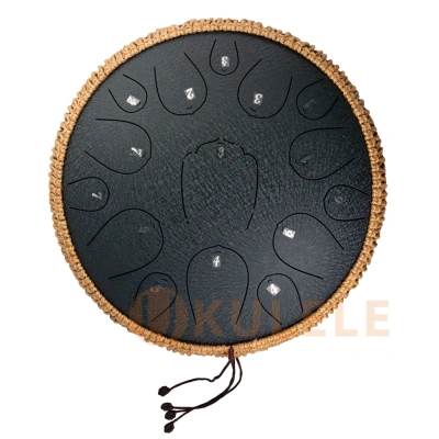 Hluru Huashu THL15-13 Navy Blue Tongue Drum (15notes 13&quot; D major) Carbon Steel