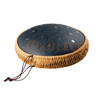 Hluru Huashu THL15-13 Navy Blue Tongue Drum (15notes 13" D major) Carbon Steel