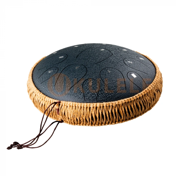 Hluru Huashu THL15-13 Navy Blue Tongue Drum (15notes 13" D major) Carbon Steel