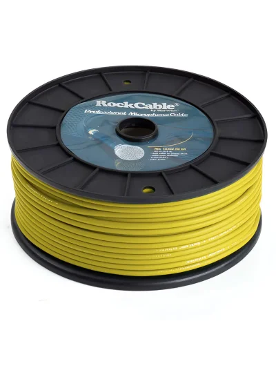 Мікрофонний кабель RockCable RCL10303 D6 YE Microphone Cable Yellow (100m)