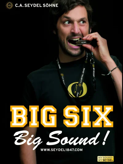Губна гармоніка Seydel Big Six Classic C-major