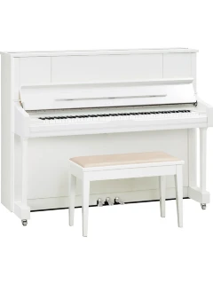 Yamaha U1J (Polished White)
