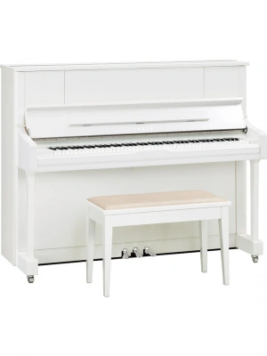 Yamaha U1J (Polished White)