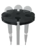 Gator Frameworks GFW-MIC-6TRAY Multi Microphone Tray Holds 6 Microphones