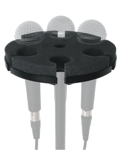 Gator Frameworks GFW-MIC-6TRAY Multi Microphone Tray Holds 6 Microphones