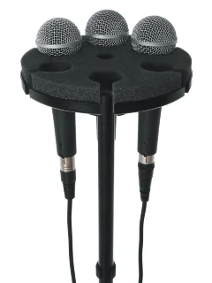 Gator Frameworks GFW-MIC-6TRAY Multi Microphone Tray Holds 6 Microphones