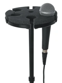 Gator Frameworks GFW-MIC-6TRAY Multi Microphone Tray Holds 6 Microphones