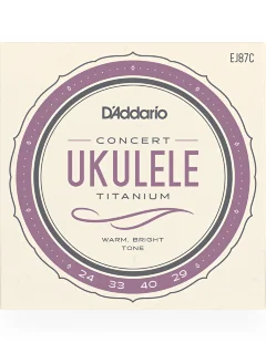 D'Addario EJ87C Titanium Ukulele Concert