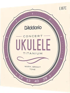 D'Addario EJ87C Titanium Ukulele Concert