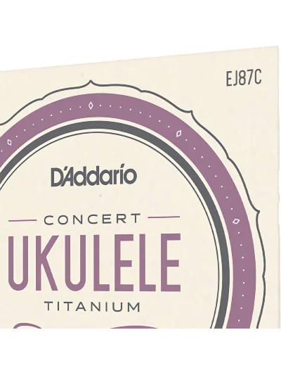 Струни D'Addario EJ87C Titanium Ukulele Concert