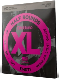 D'Addario ENR71 XL Half Rounds Bass Regular Light (45-100)
