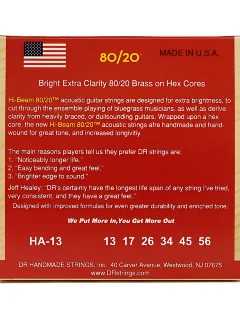 DR HA-13 Hi-Beam Acoustic 80/20 Bronze Medium 13-56