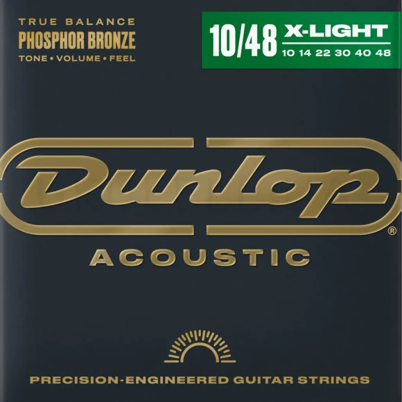 Струны Dunlop DAP1048 Phosphor Bronze Acoustic Guitar Strings 10-48
